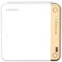 QNAP TS-462-4G Servidor NAS Torre 4 Bahías, Intel Celeron N4505, 4 GB DDR4, Blanco